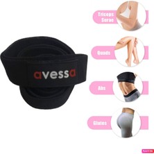 PremiumPort Esneklik ve Güç Artırıcı Yoga Direnç Lastiği, Kalça ve Bacak Egzersizi