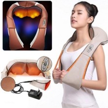 PremiumPort Isıtmalı Masaj Aletiyle Rahatlatıcı Boyun, Sırt, Bel, Omuz ve Bacak Masajı