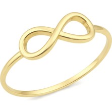 Zeya Kuyumculuk 14 Ayar Altın Sonsuzluk Yüzük