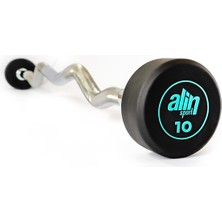 PremiumPort Sağlam ve Dayanıklı 10 kg Z Barbell, Spor Salonu Ekipmanı