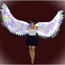 Ceymstech Angelwings Collection Özel Tasarım Sofia Modeli LED Işıklı Melek Kanatları Sahne Kostümü
