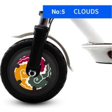 Feyza Design M365/PRO/1S Scooter Tekerlek Reflektör Etiketi Desenli Seri No 5