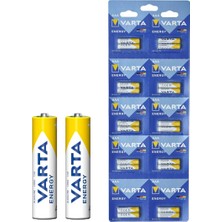 Ayt Varta 4103229482 LR03 1.5 Volt Alkalin 20'li Ince Aaa Kalem Pil