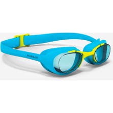 PremiumPort Çocuk Yüzücü Gözlüğü, Mavi/sarı, Şeffaf Camlar, Konfor ve Güvenliğe Uygun