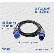 Araç Şarjı  Sanayi Cihazları Uyumlu Uzatması 3x4 Ttr Tam Bakır Hes Kablolu Seyyar (1 ile 40 Metre Arası) Araç Şarjı Uzatma