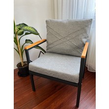 Balkon Bahçe Mobilyası Minder Kılıf Takımı 55*60 Ölçülerinde 4 Sırt 4 Minder Kılıfı