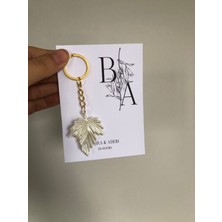 Neba Design Yaprak Model Anahtarlık Nişan Söz Kına Nikah Hatırası 15 Adet Özel Tasarım