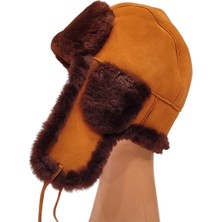 Zemheriden Hakiki Deri Kürklü Premium Ushanka ❤️