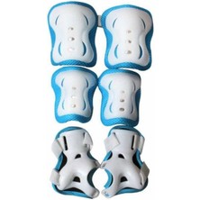 Feyza Design Çocuklar Için 12 Parça Paten, Kaykay ve Güvenlik Seti, Emniyet Dizlik Bileklik