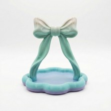 Atatuğ Hediyelik Pastel Rüyası: Dekoratif Fiyonk Tasarımlı Takı Standı- Modern Mini Düzenleyici