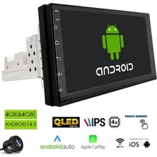 Dynamat RK-4007 Android Double Single Dın 7 Inç 4+64GB 4 Çekirdek Android 14