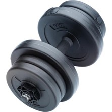 PremiumPort Sağlam Pvc Dambıl Seti 10,5 Kg, Ev ve Spor Için Uygun