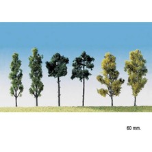 Faller 181488 Karışık Ağaçlar, 6 Adet