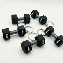 Atatuğ Hediyelik 20KG Hex Dambıl Tasarımlı Fitness Anahtarlık - Sporcu ve Bodybuilding Hediyesi