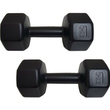 PremiumPort Çift 3 kg Dambıl Seti, Toplam 6 kg Hafif ve Dayanıklı Ağırlık Seti