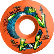 Feyza Design Neonderthal Orange 52MM V4 100A Skateboard Wheels, Yüksek Performans