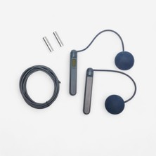 PremiumPort Hız ve Performans Için Dayanıklı Sayaçlı Atlama Ipi, Siyah Renkli, Hafif ve Pratik