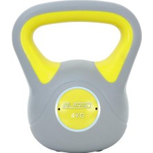 PremiumPort Çift Renkli 4kg Çimento Kettlebell - Ev ve Spor Için Ideal Seçenek