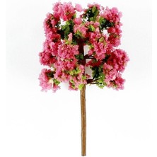 Hobbytime 5 Cm. Mor Çiçekli Oya Ağacı Modeli, 5 Adet