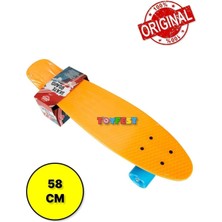 Feyza Design Retroboard Plastik Kaykay 58 Cm, Enerjik ve Şık Tasarım