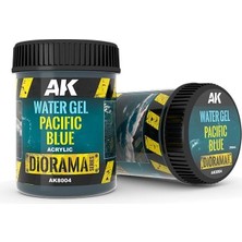 Ak Interactive Ak 8004 250 Ml. Pasifik Mavisi Su Dokusu, Akrilik, Diorama Serisi Zemin Dokusu