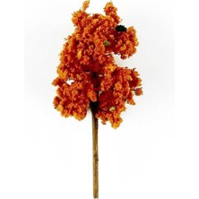 Hobbytime 5 Cm. Yassı Formlu Sonbahar Ağacı Modeli, 5 Adet