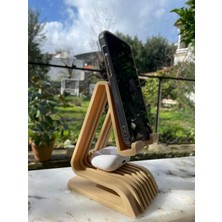 GursoLab Masaüstü Telefon Standı & Kulaklık Tutucu – Şık ve Dayanıklı Telefon Tutacağı