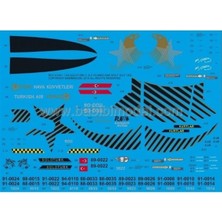 Babibi DDT01015 1/48 Ölçek, F-16, Solatürk 2-3 ve Kurtlar, Dekal Çıkartma