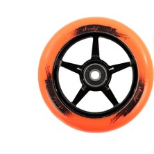 Feyza Design 110MM Turuncu Scooter Tekerlek, Yüksek Performans ve Dayanıklılık