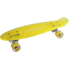 Feyza Design 22 Inç LED Işıklı Şarjlı Taşıma Kaykay, 80 kg Kapasite, Eğlence ve Ulaşım