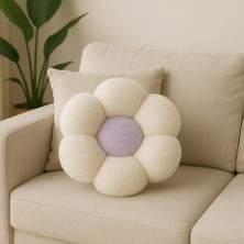 Chizgy Peluş Top Yastık Welsoft Dekoratif Kırlent Yumuşak Yuvarlak Minder Ev Dekoru Şık Tasarım