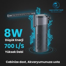 Sobo WP-1108F Akvaryum Iç Şelale Filtre 8W  700L/S