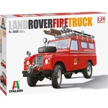 Italeri 3660S 1/24 Ölçek, Land Rover Itfaiye Aracı, Plastik Model Kiti