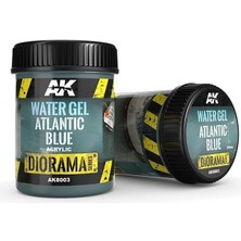 Ak Interactive Ak 8003 250 Ml. Atlantik Mavisi Su Dokusu, Akrilik, Diorama Serisi Zemin Dokusu