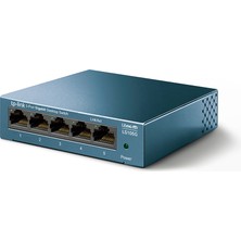 SHN Tp-Link LS105G, Green Tech, 5 Port, Gigabit, Metal Kasa, Yönetilemez, Masaüstü Switch