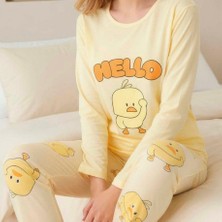 Enisa Hello Civciv Pamuklu Pijama Takımı
