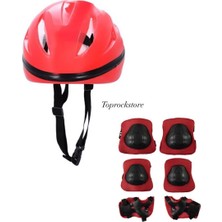 Feyza Design 7 Parça Koruyucu Seti: Kask, Dizlik ve Dirseklik Güvenlik Ekibi