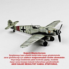 QD079 1/48 Ölçek, Messerschmitt Bf 109 G-10 Sergilemeye Hazır Plastik Uçak Maketi