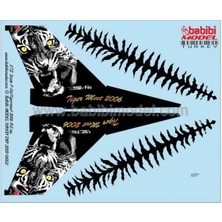 Babibi DBT01002 1/72 Ölçek, F-16 D, Tigermeet 2006, Dekal Çıkartma