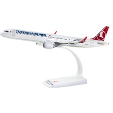 Herpa 612210 1/200 Ölçek, Thy Airbus A321 Neo, Snapfit, Sergilemeye Hazır Model Yolcu Uçağı