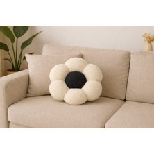 Chizgy Peluş Top Yastık Welsoft Dekoratif Kırlent Yumuşak Yuvarlak Minder Ev Dekoru Şık Tasarım