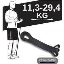 PremiumPort Orta Sertlik Siyah Direnç Lastiği ve Egzersiz Bandı, Güç ve Esneklik Sunar