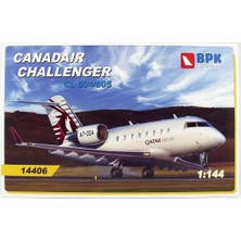 Big Planes Kits 14406 1/144 Ölçek, Canadair Challenger CL604/605 Yolcu Uçağı, Plastik Model Kiti