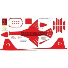 Babibi DBT01045 1/48 Ölçek, NF-5A, Türk Yıldızları 2008-7, Dekal Çıkartma