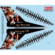 Babibi DBT01001 1/72 Ölçek, F-16 C, Tigermeet 2006, Dekal Çıkartma