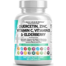 Clean Nutraceuticals Quercetin Zinc 60 Capsul Vitamin C Vitamin D Bromelain Elderberry - Lung Artemisinin, Sea Moss, Echinacea, Allergy Relief.usa.