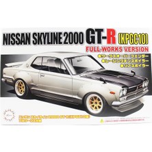 Fujimi ID-142 04670 1/24 Ölçek, Nissan Skyline 2000 Gt-R (KPGC10) Full-Works Version, Otomobil Plastik Model Kiti