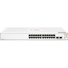SHN Hpe Aruba Ion JL812A 1830 24 Port Gigabit + 2X1GB Sfp Uplink Yöneti̇lebi̇li̇r Rackmount Switch