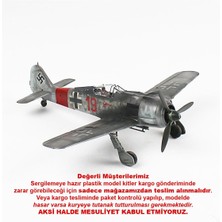 QD076 1/48 Ölçek, Focke-Wulf 190 A-6 Sergilemeye Hazır Plastik Uçak Maketi