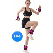 PremiumPort 2 kg x 2 Adet El ve Ayak Ağırlık Kemeri Setleri, Kas Güçlendirme